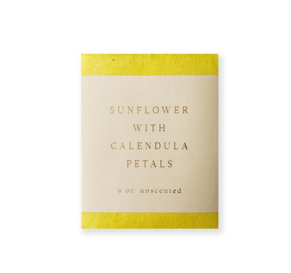 Sunflower with Calendula Petals Bar Soap
